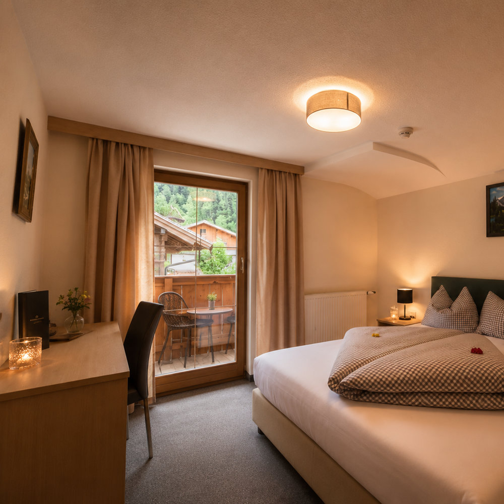 Doppelzimmer Nr. 7 im Bergheim Tirol