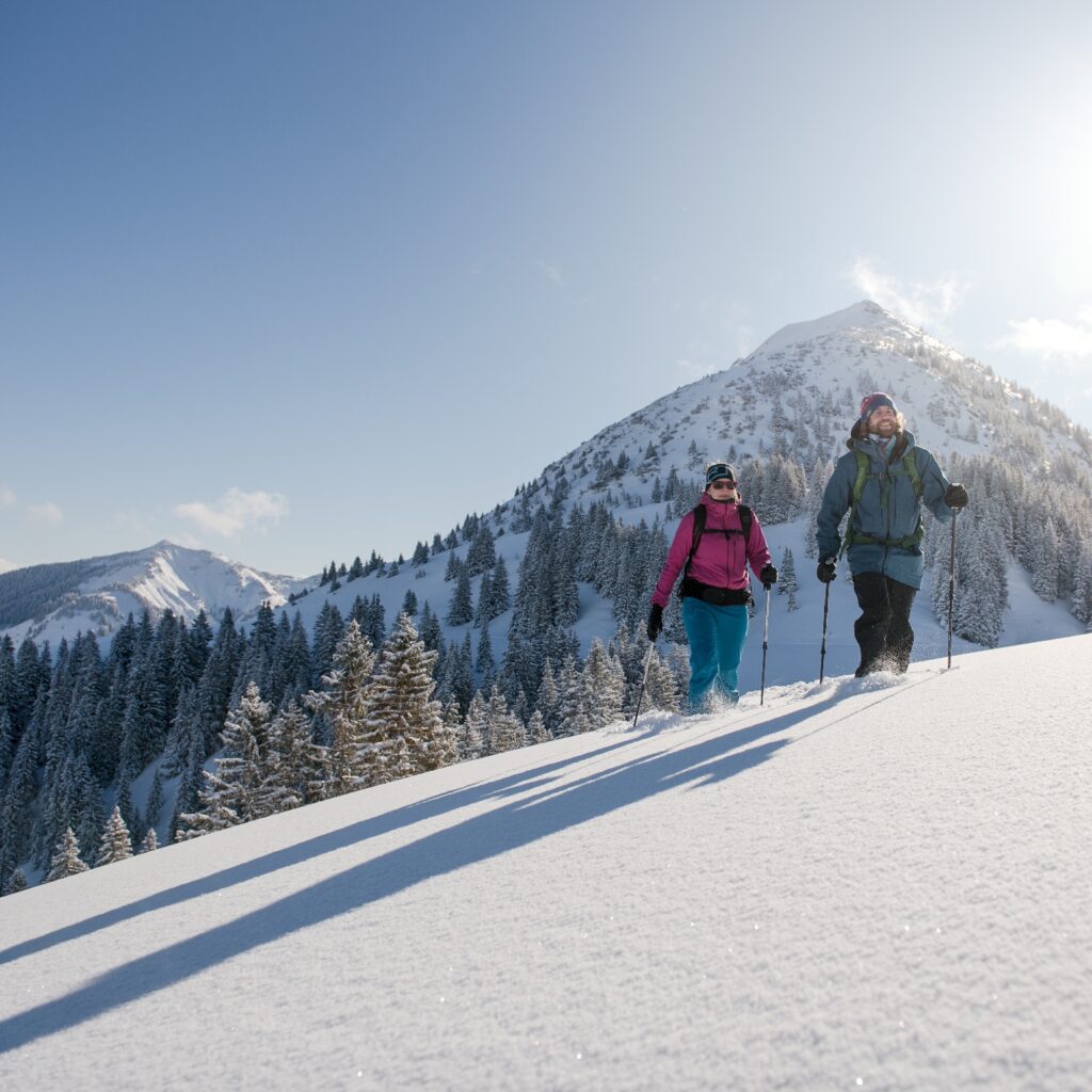 Herrlich verschneiter Wintertag