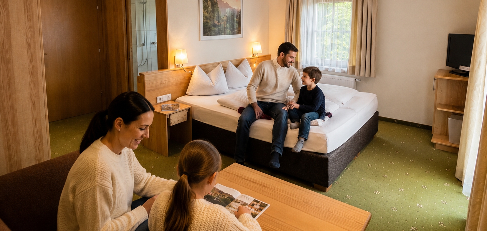 Zimmer in Tannheim buchen: Entdeckt das Bergheim Tirol, Eure persönliche Pension mit Halbpension und Bergurlaub im Tannheimer Tal.